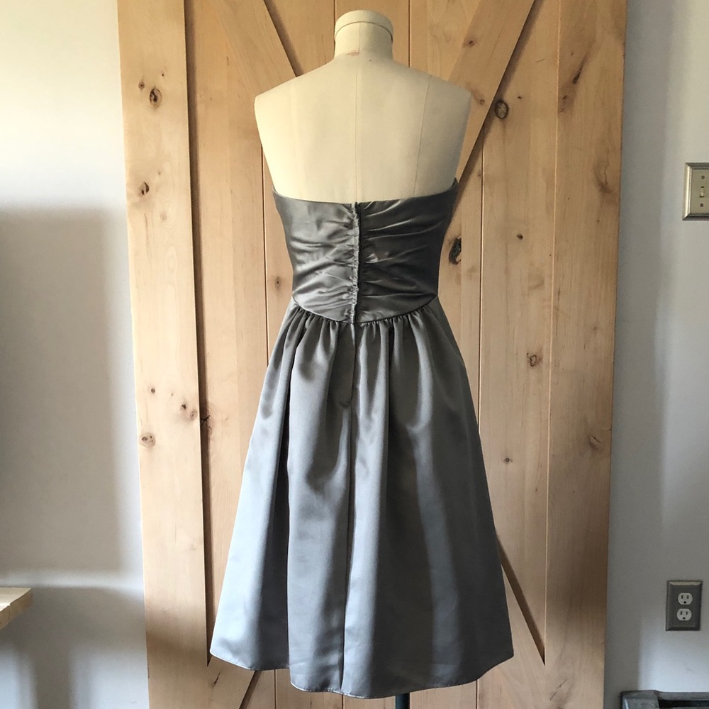 Silver David’s Bridal Dress - Picture 2 of 6